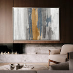 Abstract 180 Canvas Art 18" x 24" / 45 x 60 cm / Black