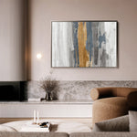 Abstract 180 Canvas Art 18" x 24" / 45 x 60 cm / Black
