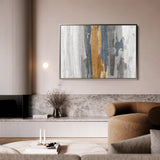 Abstract 180 Canvas Art 18" x 24" / 45 x 60 cm / Black