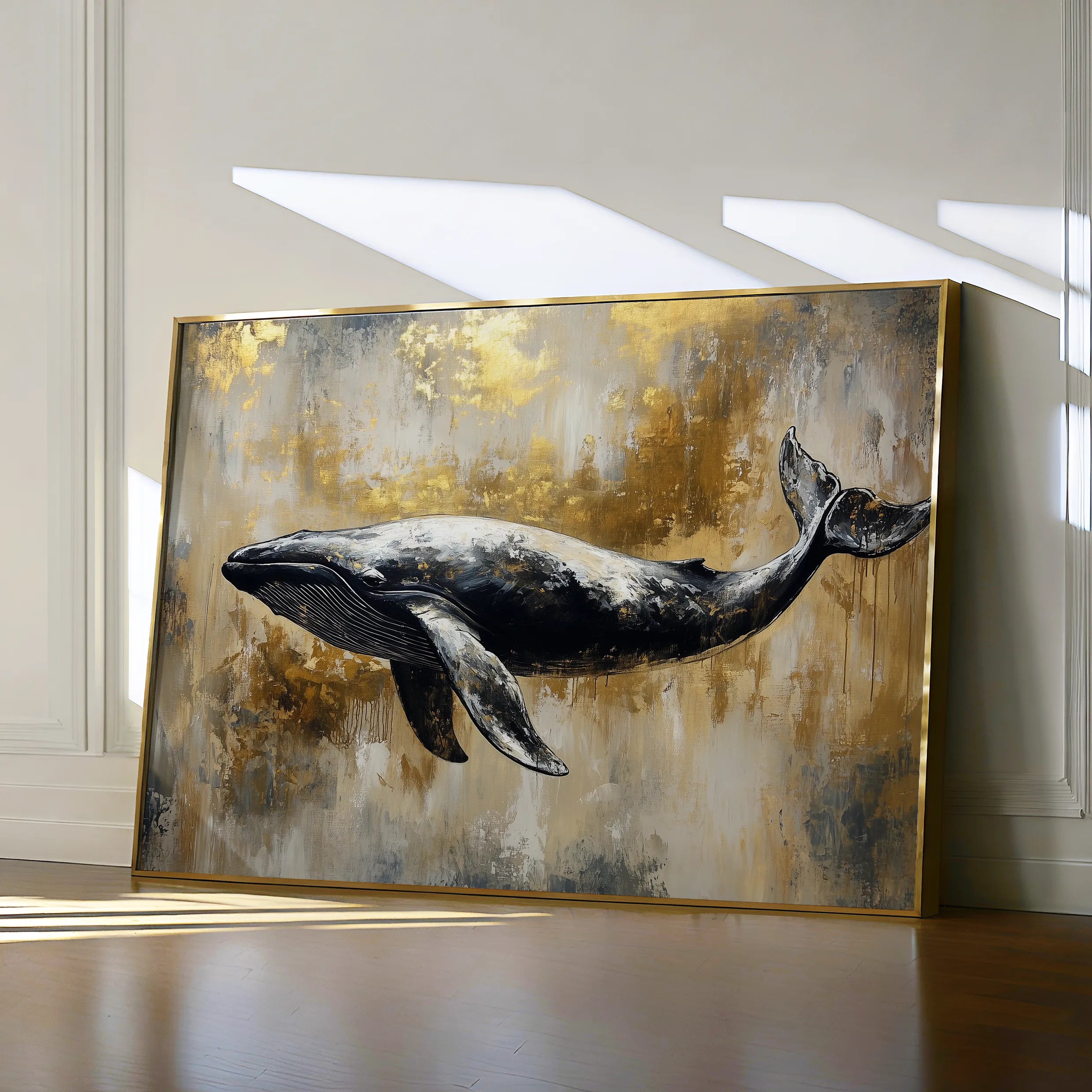 Animals 180 Canvas Art 18" x 24" / 45 x 60 cm / Black