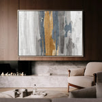 Abstract 180 Canvas Art 60 x 40 cm / Black