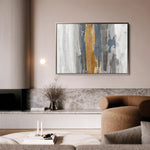 Abstract 180 Canvas Art 60 x 40 cm / Black