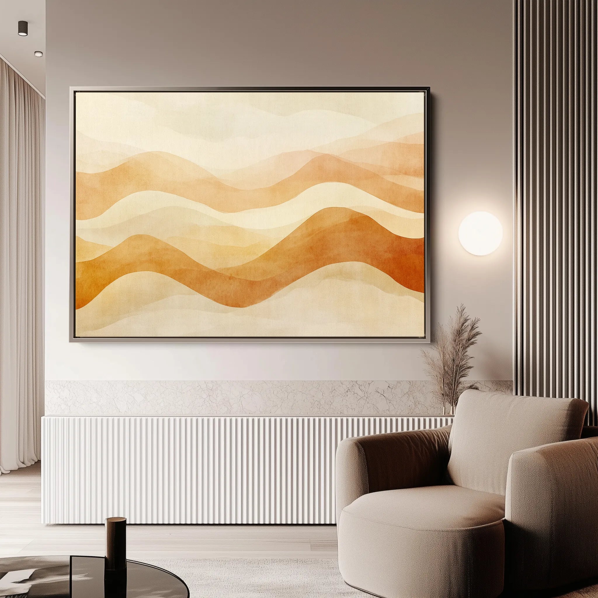 Boho 180 Canvas Art 18" x 24" / 45 x 60 cm / Black