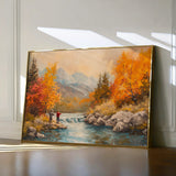 Landscape 180 Canvas Art 18" x 24" / 45 x 60 cm / Black