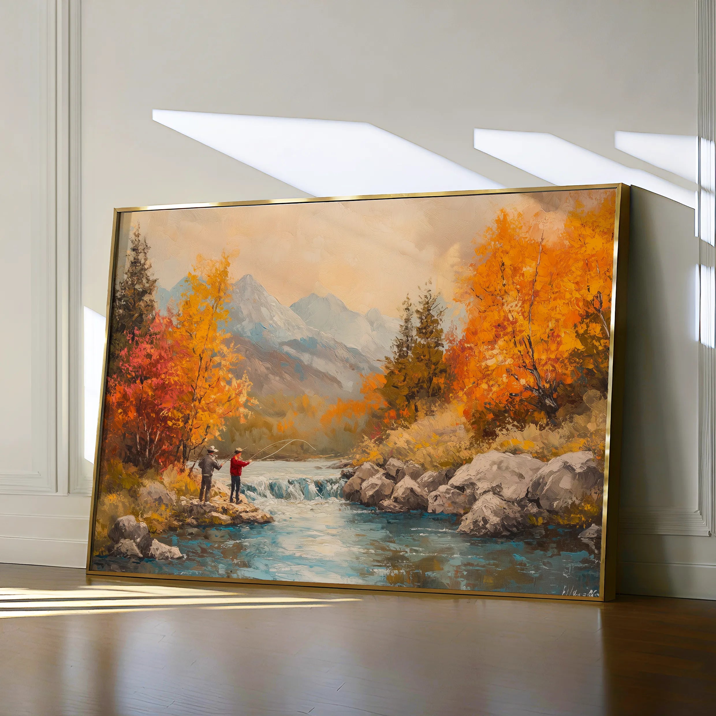 Landscape 180 Canvas Art 18" x 24" / 45 x 60 cm / Black