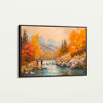 Landscape 180 Canvas Art 18" x 24" / 45 x 60 cm / Black