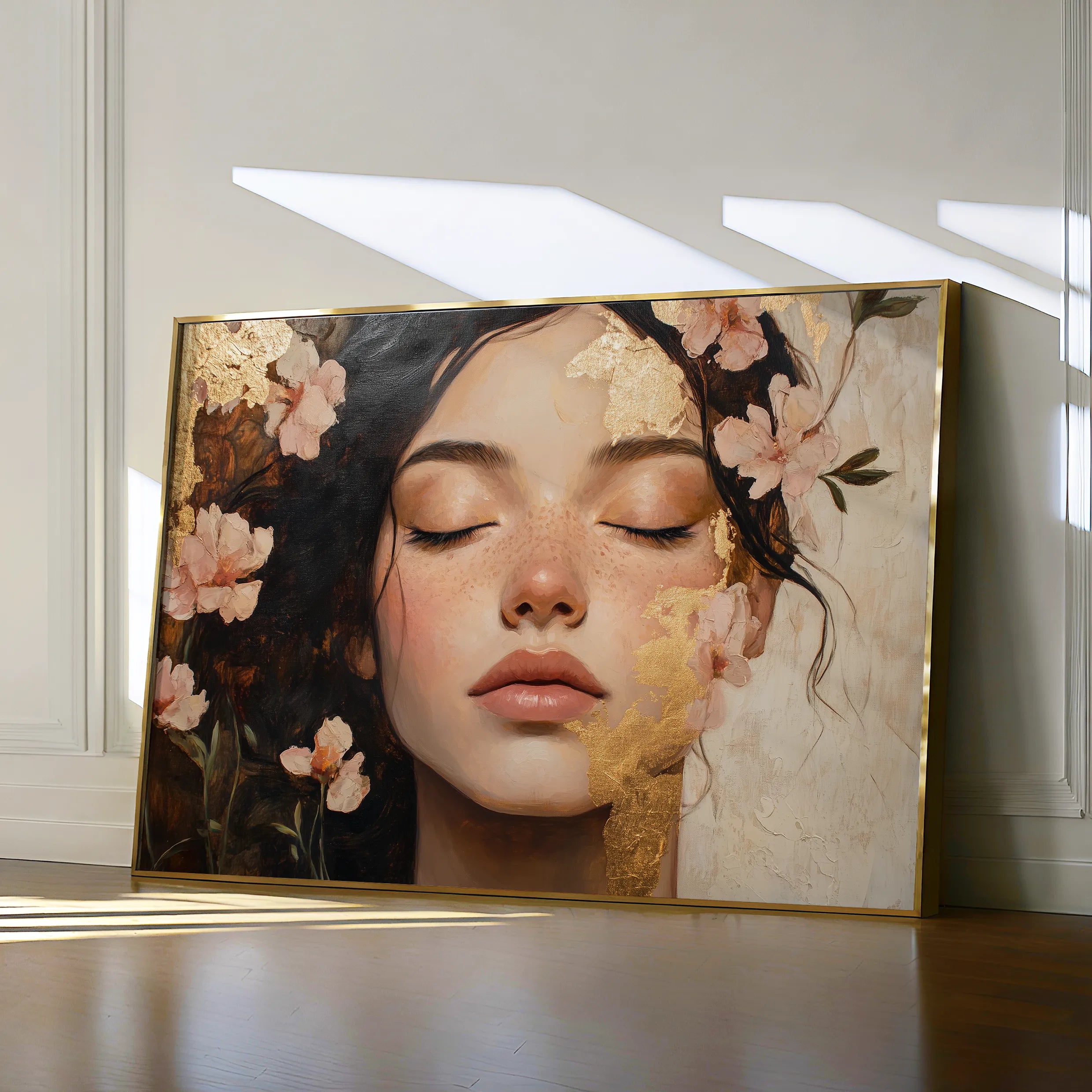 Portrait 180 Canvas Art 18" x 24" / 45 x 60 cm / Black