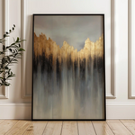 Abstract 1802 Canvas Art 18" x 24" / 45 x 60 cm / Black