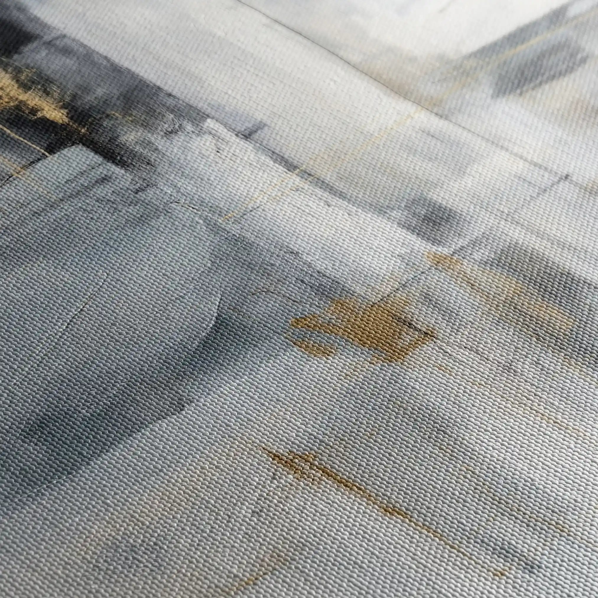 Abstract 1803 Canvas Art 18" x 24" / 45 x 60 cm / Black