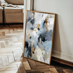 Abstract 1804 Canvas Art 18" x 24" / 45 x 60 cm / Black