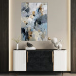 Abstract 1804 Canvas Art 60 x 40 cm / Black