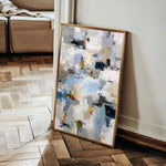 Abstract 1806 Canvas Art 18" x 24" / 45 x 60 cm / Black