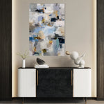 Abstract 1806 Canvas Art 18" x 24" / 45 x 60 cm / Black