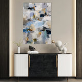 Abstract 1806 Canvas Art 18" x 24" / 45 x 60 cm / Black