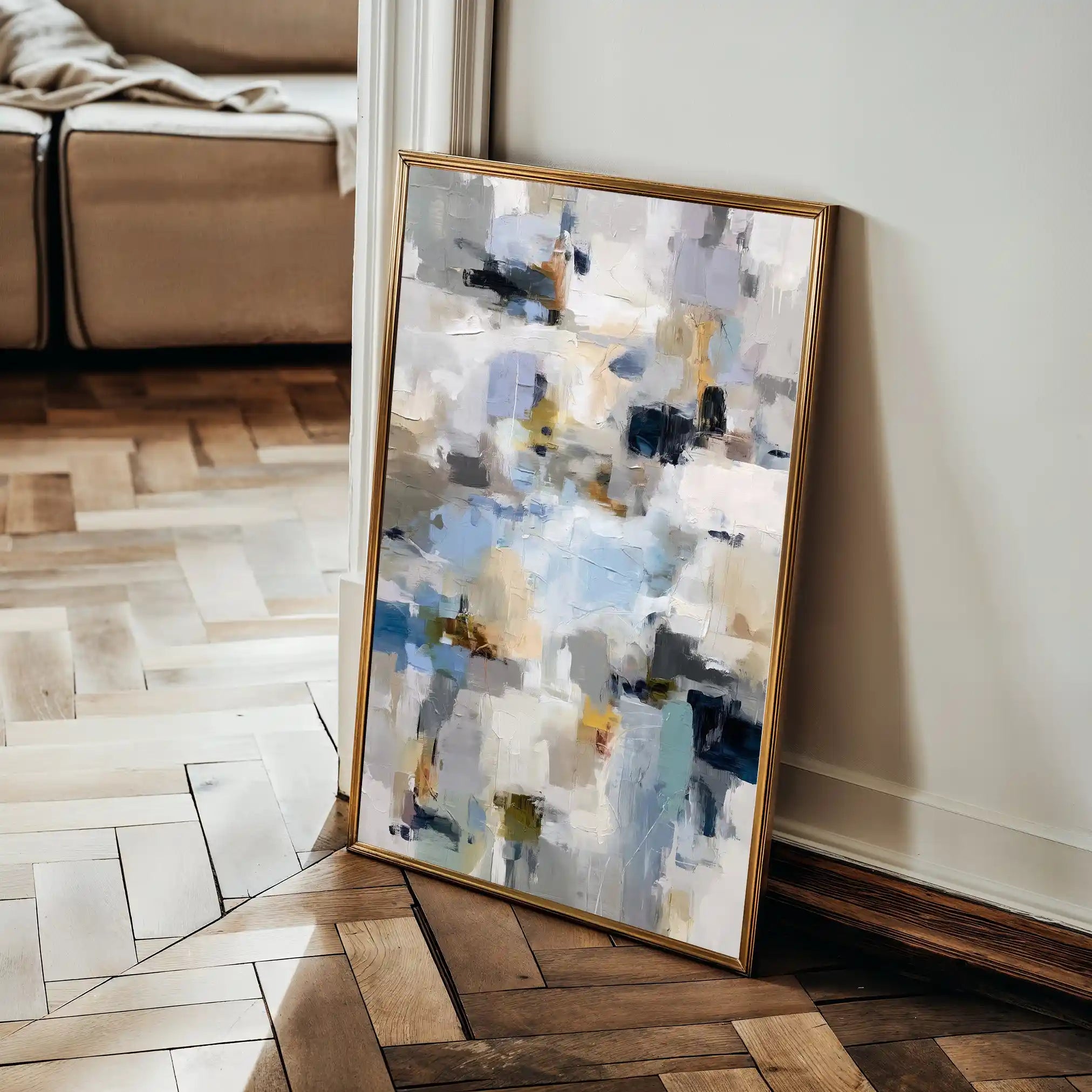 Abstract 1806 Canvas Art 60 x 40 cm / Black
