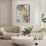 Abstract 1809 Canvas Art 18" x 24" / 45 x 60 cm / Black