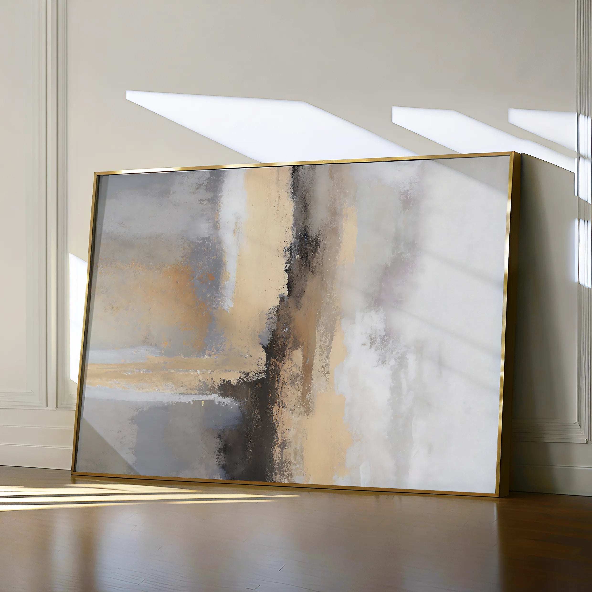 Abstract 181 Canvas Art 18" x 24" / 45 x 60 cm / Black
