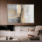 Abstract 181 Canvas Art 18" x 24" / 45 x 60 cm / Black