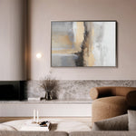 Abstract 181 Canvas Art 18" x 24" / 45 x 60 cm / Black