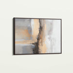 Abstract 181 Canvas Art 18" x 24" / 45 x 60 cm / Black