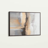 Abstract 181 Canvas Art 18" x 24" / 45 x 60 cm / Black