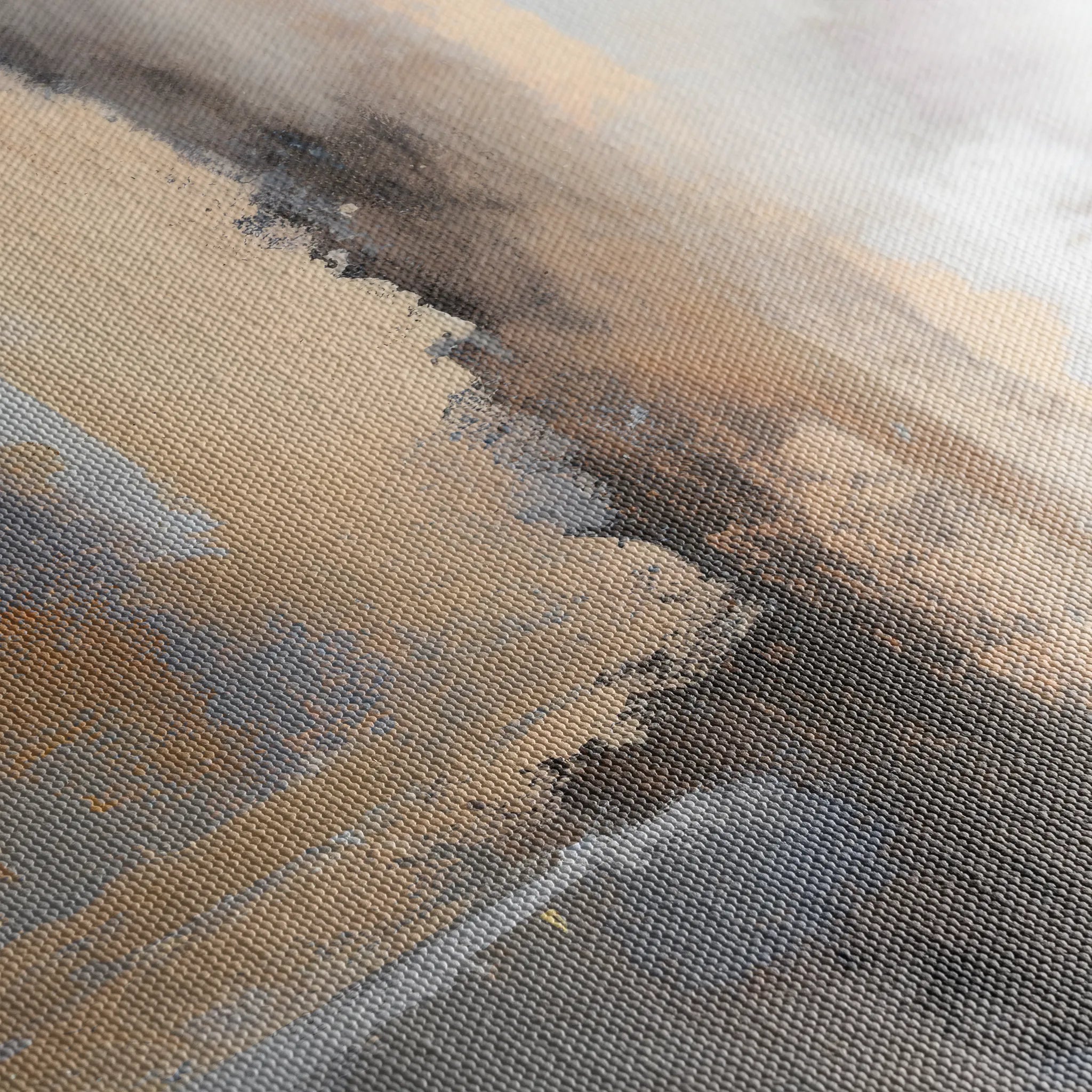 Abstract 181 Canvas Art 18" x 24" / 45 x 60 cm / Black