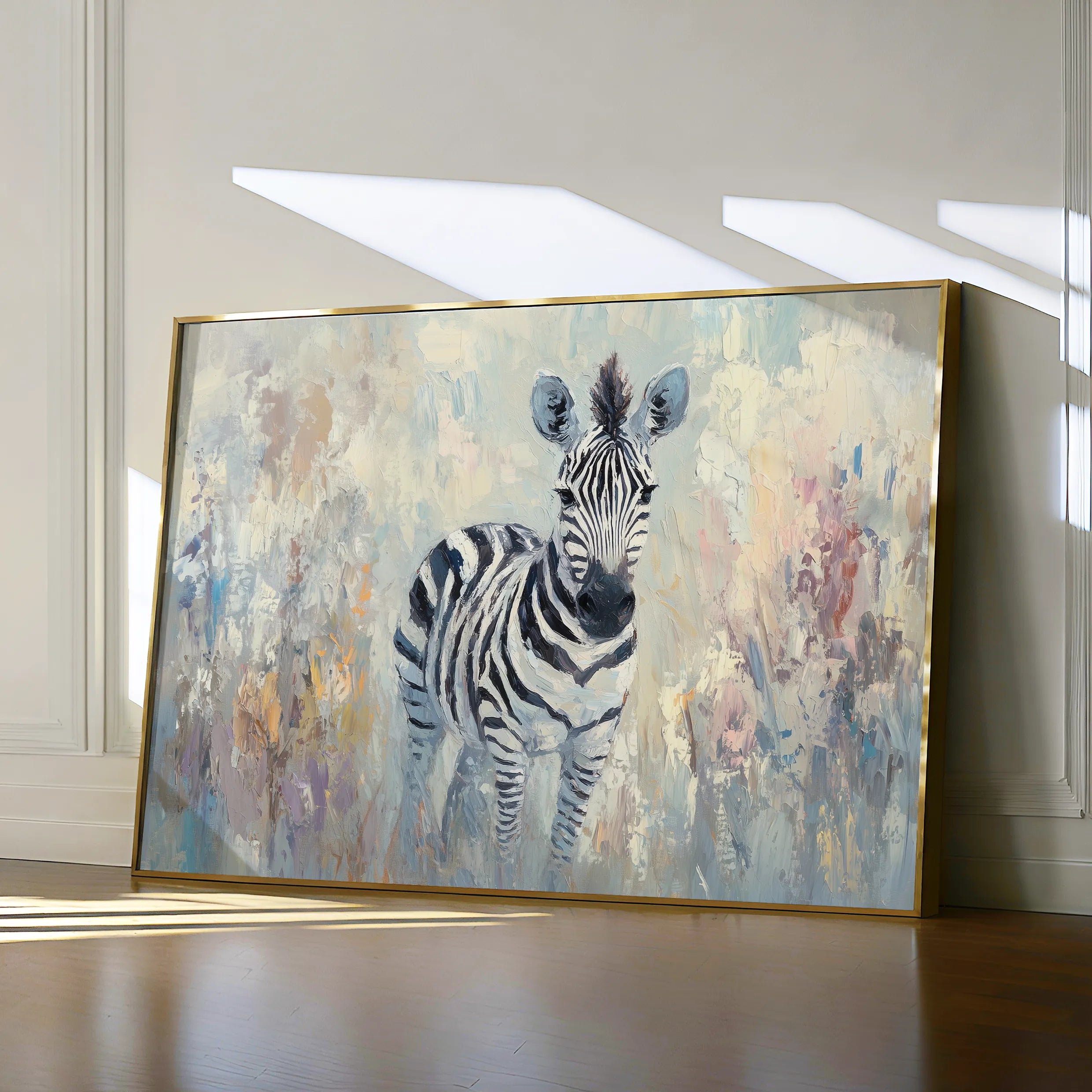 Animals 181 Canvas Art 18" x 24" / 45 x 60 cm / Black