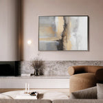 Abstract 181 Canvas Art 60 x 40 cm / Black