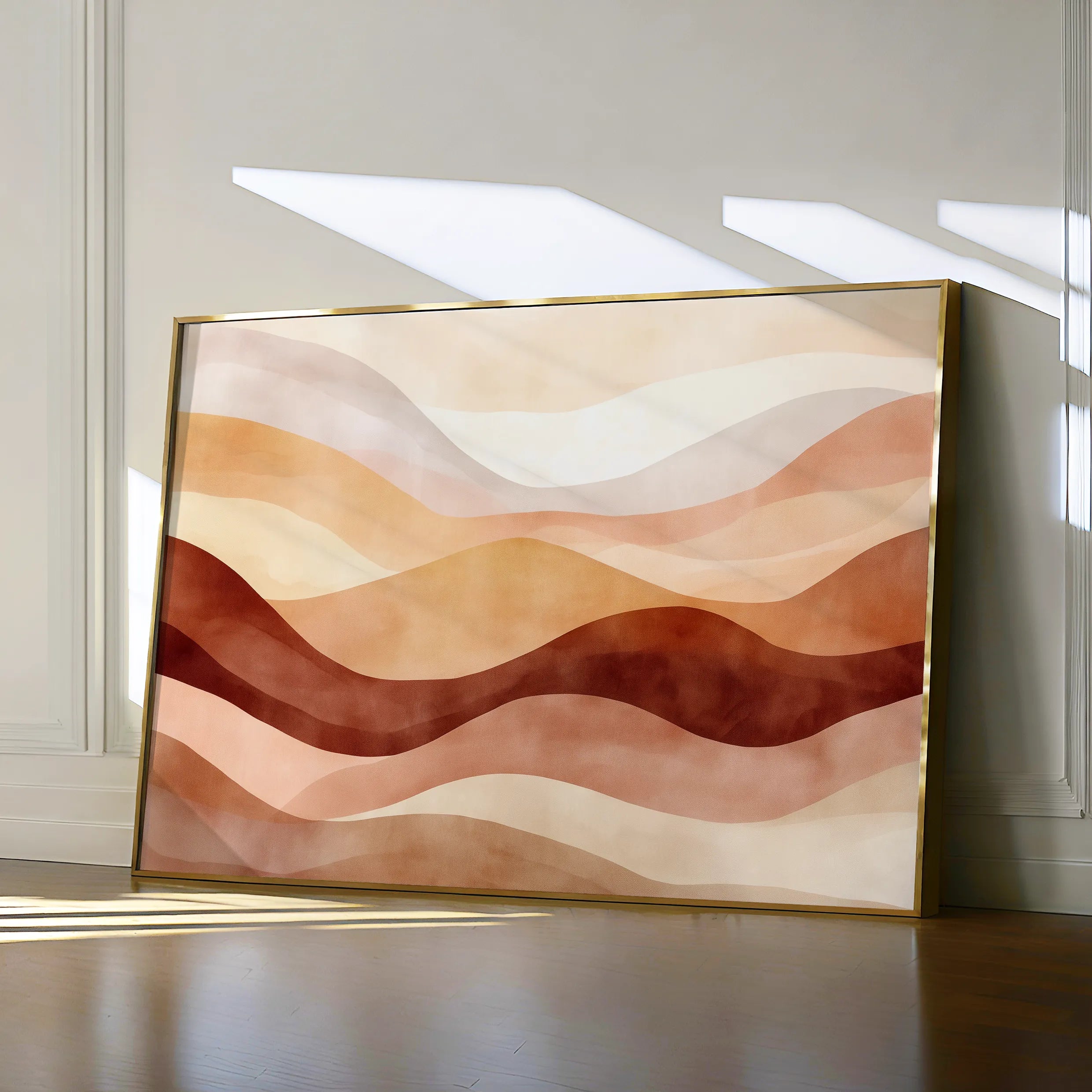 Boho 181 Canvas Art 18" x 24" / 45 x 60 cm / Black