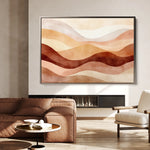 Boho 181 Canvas Art 18" x 24" / 45 x 60 cm / Black