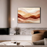 Boho 181 Canvas Art 18" x 24" / 45 x 60 cm / Black