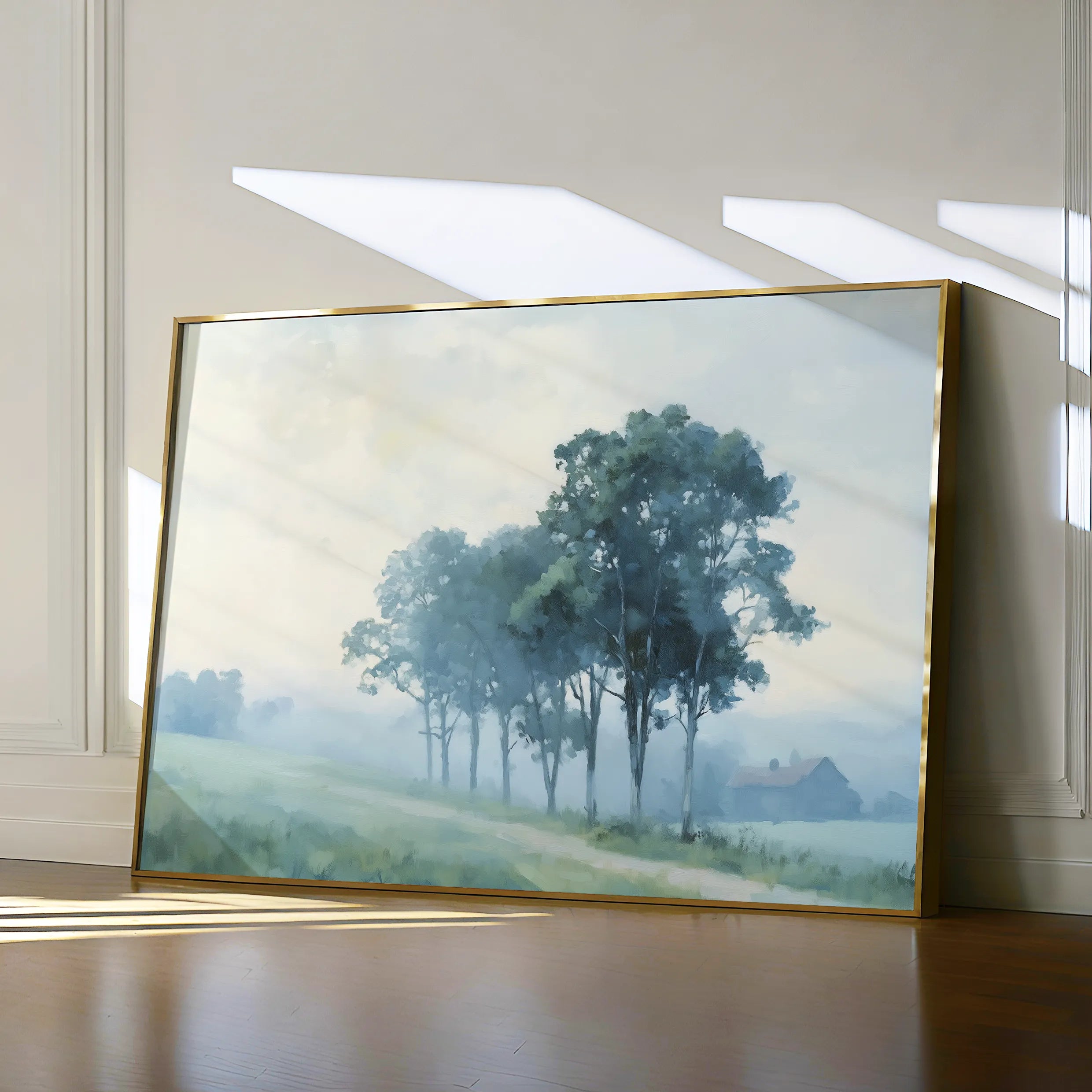 Landscape 181 Canvas Art 18" x 24" / 45 x 60 cm / Black