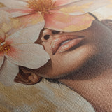 Portrait 181 Canvas Art 18" x 24" / 45 x 60 cm / Black