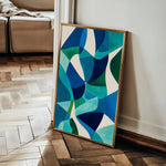 Abstract 1810 Canvas Art 18" x 24" / 45 x 60 cm / Black