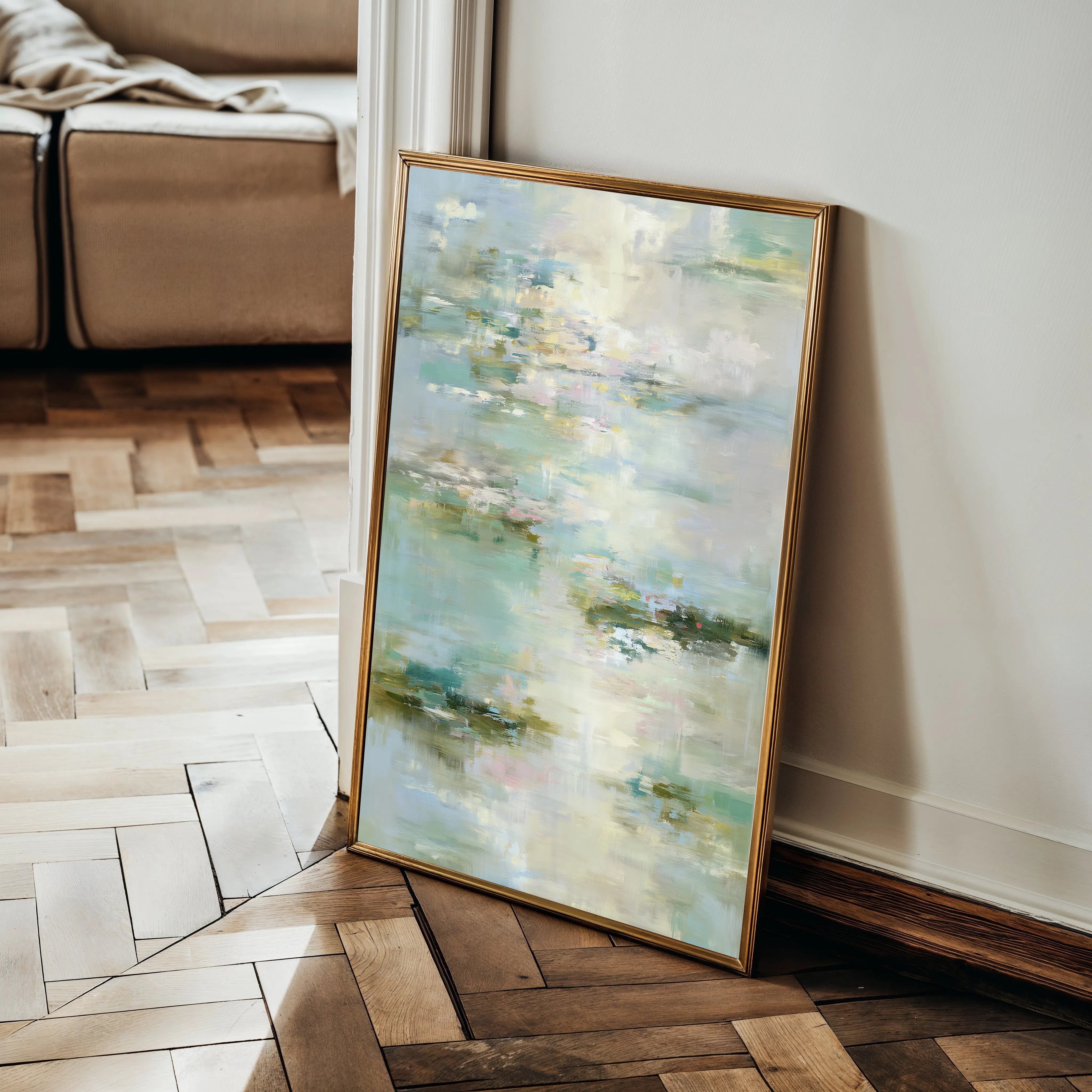 Abstract 1811 Canvas Art 18" x 24" / 45 x 60 cm / Black
