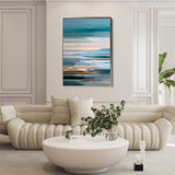 Abstract 1812 Canvas Art 18" x 24" / 45 x 60 cm / Black