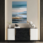 Abstract 1812 Canvas Art 18" x 24" / 45 x 60 cm / Black