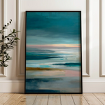 Abstract 1813 Canvas Art 18" x 24" / 45 x 60 cm / Black