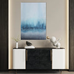 Abstract 1815 Canvas Art 18" x 24" / 45 x 60 cm / Black