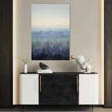 Abstract 1816 Canvas Art 18" x 24" / 45 x 60 cm / Black