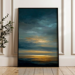 Abstract 1818 Canvas Art 60 x 40 cm / Black