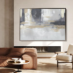 Abstract 182 Canvas Art 18" x 24" / 45 x 60 cm / Black