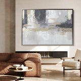 Abstract 182 Canvas Art 18" x 24" / 45 x 60 cm / Black