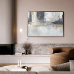 Abstract 182 Canvas Art 18" x 24" / 45 x 60 cm / Black