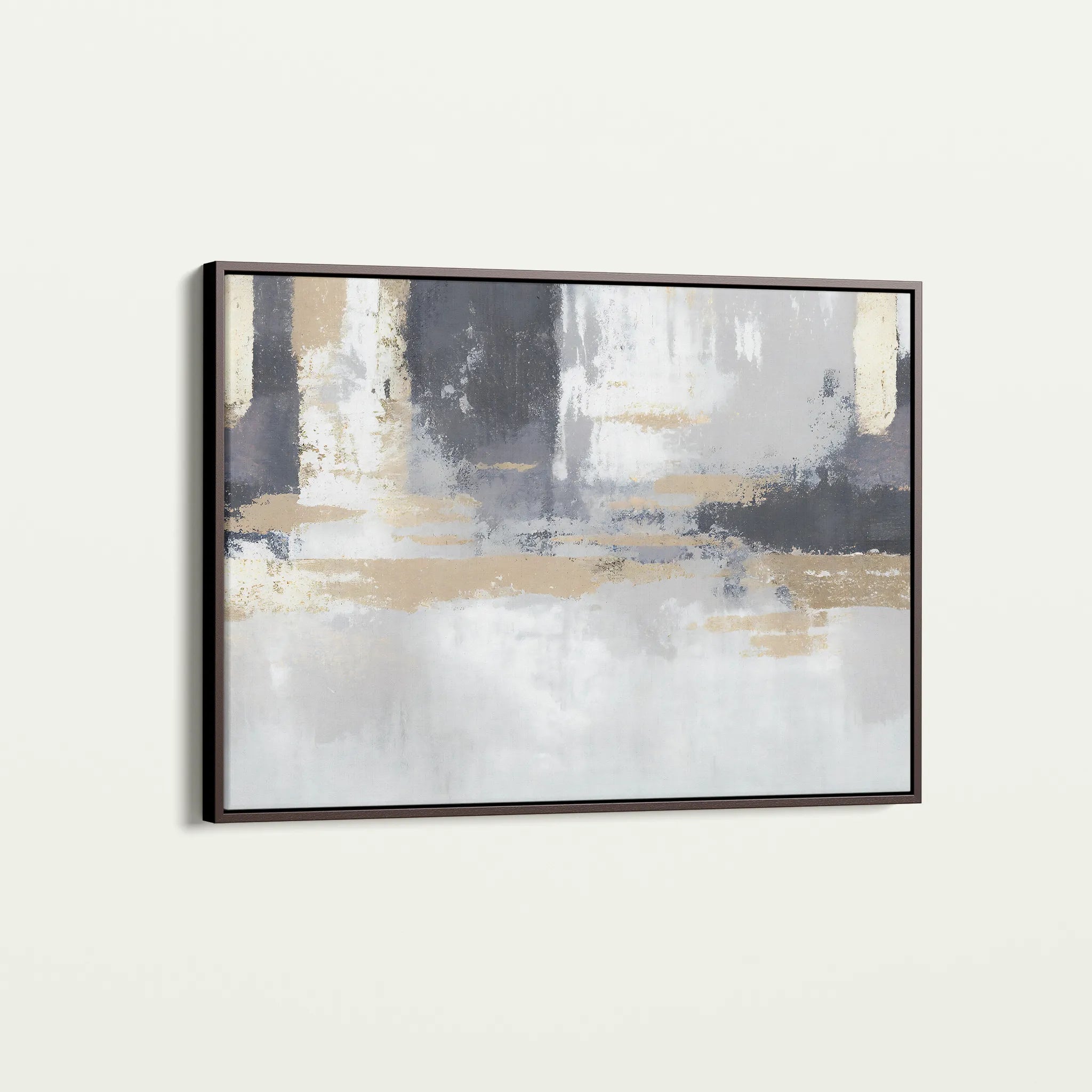 Abstract 182 Canvas Art 18" x 24" / 45 x 60 cm / Black