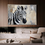 Animals 182 Canvas Art 18" x 24" / 45 x 60 cm / Black