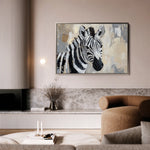 Animals 182 Canvas Art 18" x 24" / 45 x 60 cm / Black