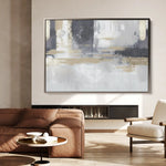 Abstract 182 Canvas Art 60 x 40 cm / Black