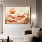Boho 182 Canvas Art 18" x 24" / 45 x 60 cm / Black