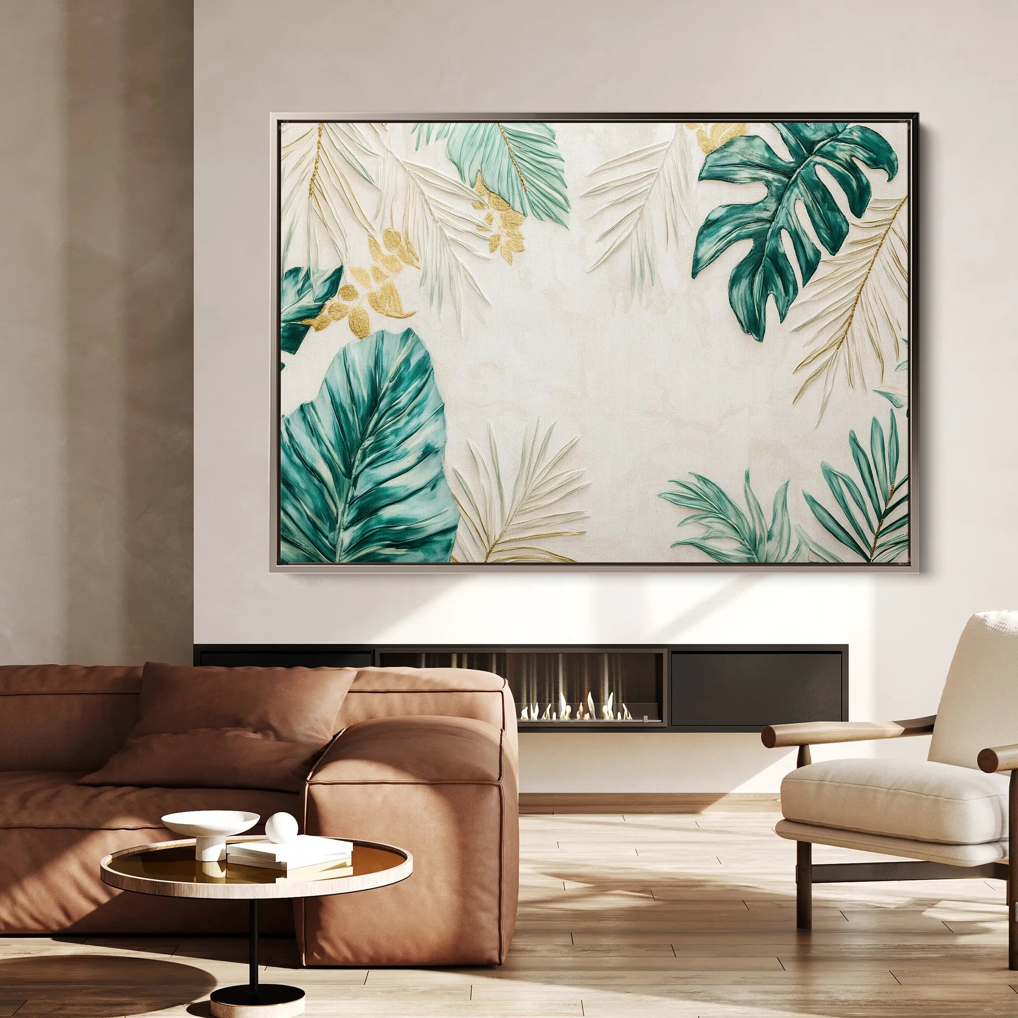 Landscape 182 Canvas Art 18" x 24" / 45 x 60 cm / Black